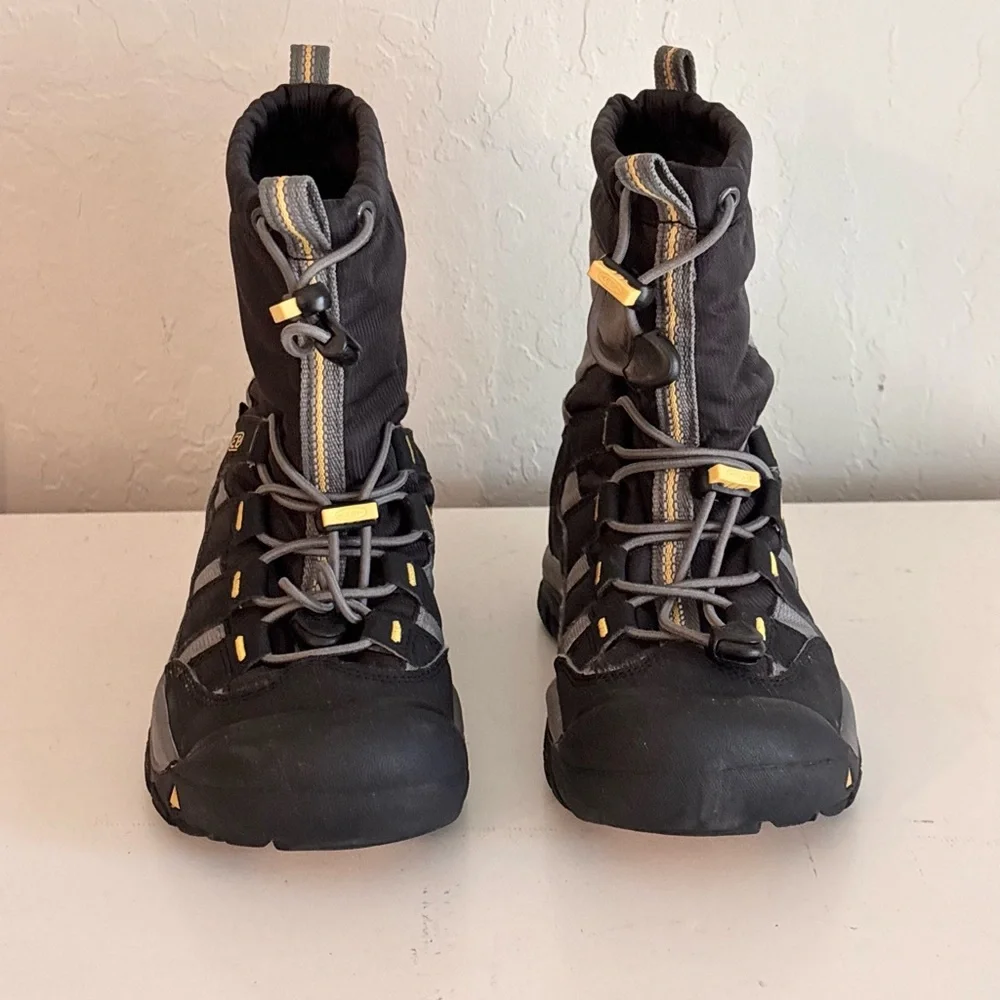 Keen Winterport II Waterproof Boots Black Gray, Little Kids Size 12